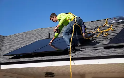 Paneles solares verticales